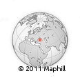 Outline Map of the Area around 43° 1' 43" N, 34° 55' 29" E, rectangular outline