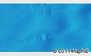 Shaded Relief 3D Map of the area around 43° 1' 43" N, 40° 43' 30" W