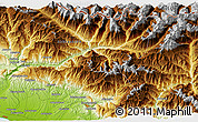 Physical 3D Map of the area around 43° 1' 43" N, 41° 43' 30" E