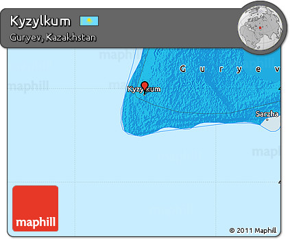 Political Map of Kyzylkum