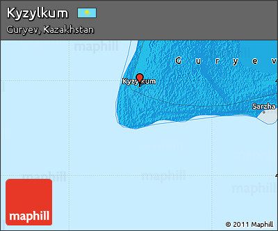Political Map of Kyzylkum