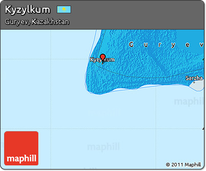 Political Map of Kyzylkum