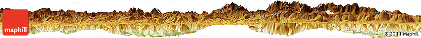 Physical Horizon Map of Picos De Europa