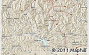 Shaded Relief Map of San Emiliano