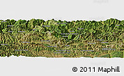 Satellite Panoramic Map of San Emiliano