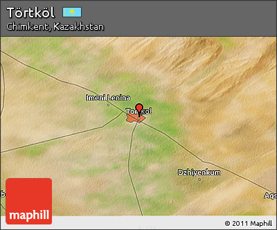 Satellite 3D Map of Törtköl