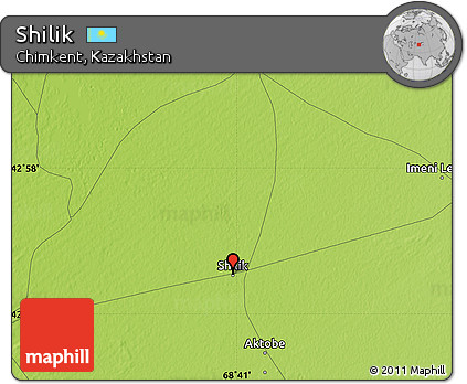 Physical Map of Shilik