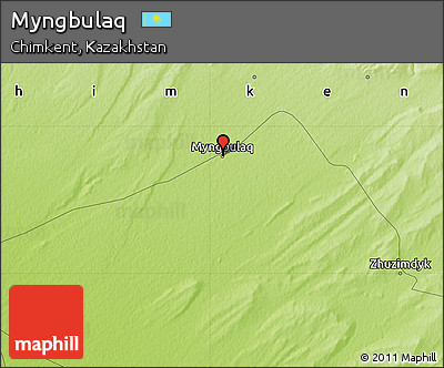 Physical Map of Myngbulaq
