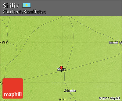 Physical Map of Shilik