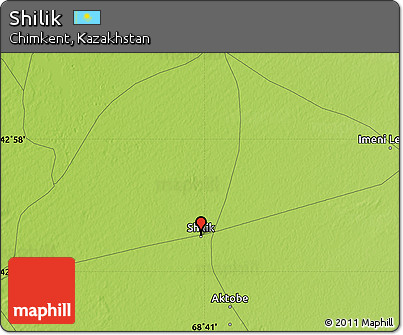 Physical Map of Shilik