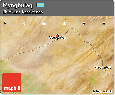 Satellite Map of Myngbulaq