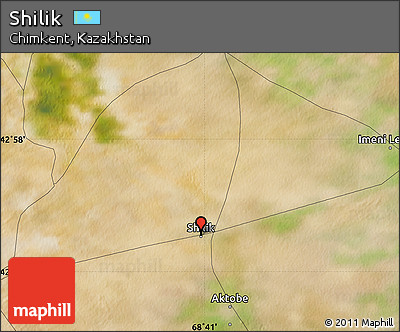 Satellite Map of Shilik
