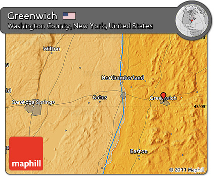 Political Map of Greenwich
