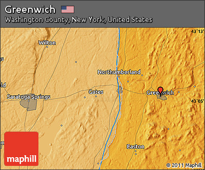 Political Map of Greenwich