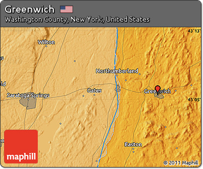 Political Map of Greenwich