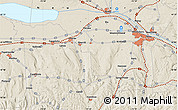 Shaded Relief Map of Maynard