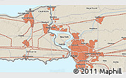 Shaded Relief 3D Map of Buffalo