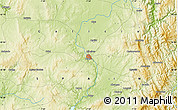 Physical Map of the area around 43° 1' 43" N, 7° 34' 30" W