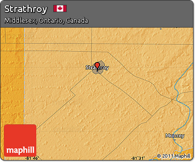 Political Map of Strathroy
