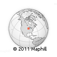 Outline Map of the Area around 43° 1' 43" N, 92° 34' 29" W, rectangular outline