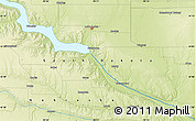 Physical Map of Monowi