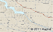 Shaded Relief Map of Monowi