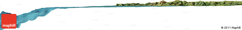 Satellite Horizon Map of the Area around 43° 1' 43" N, 9° 16' 30" W