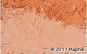 Political Map of the area around 43° 27' 40" N, 108° 43' 29" W