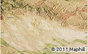 Satellite Map of the area around 43° 27' 40" N, 108° 43' 29" W