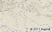Shaded Relief Map of the area around 43° 27' 40" N, 108° 43' 29" W