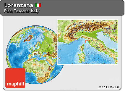 Physical Location Map of Lorenzana