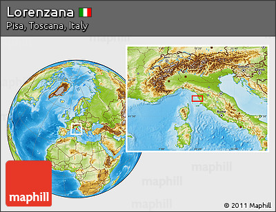 Physical Location Map of Lorenzana