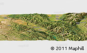 Satellite Panoramic Map of Victor
