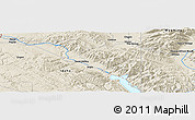 Shaded Relief Panoramic Map of Victor