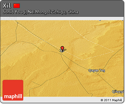 Physical Panoramic Map of Xil
