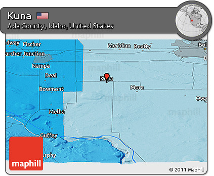 Political Panoramic Map of Kuna