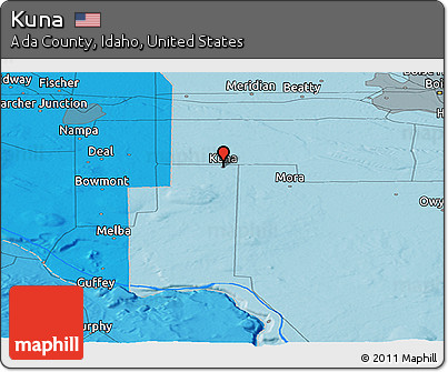 Political Panoramic Map of Kuna
