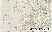 Shaded Relief Map of the area around 43° 27' 40" N, 117° 22' 30" E