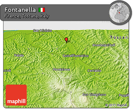 Physical 3D Map of Fontanella