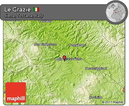 Physical 3D Map of Le Grazie
