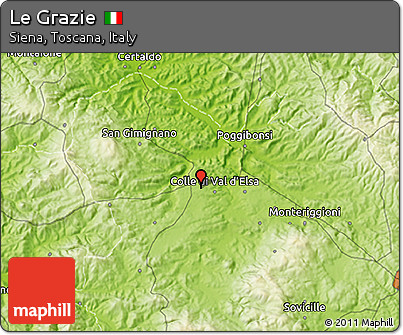 Physical 3D Map of Le Grazie