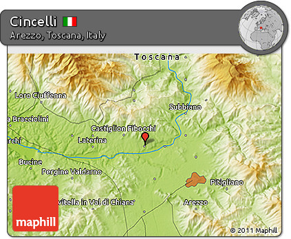 Physical 3D Map of Cincelli