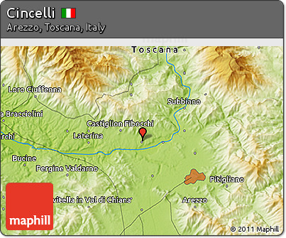 Physical 3D Map of Cincelli
