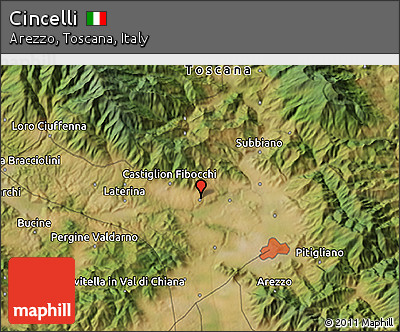 Satellite 3D Map of Cincelli