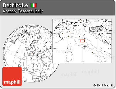 Blank Location Map of Battifolle