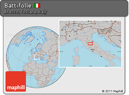 Gray Location Map of Battifolle