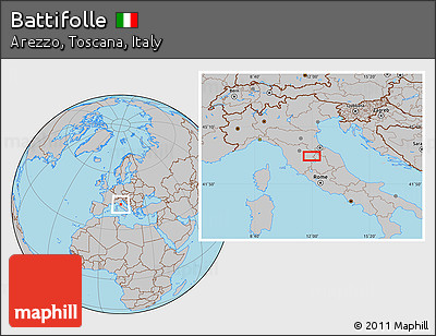Gray Location Map of Battifolle