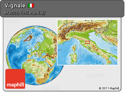 Physical Location Map of Vignale
