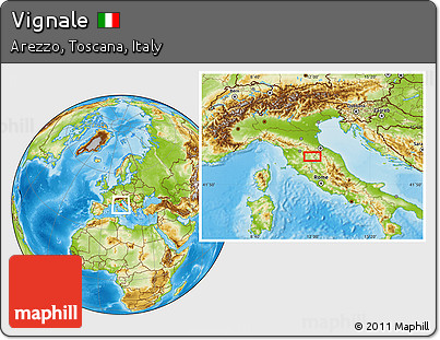 Physical Location Map of Vignale