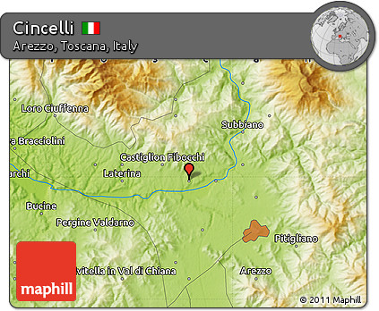 Physical Map of Cincelli